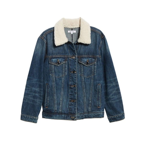 GOOD AMERICAN Boyfriend Denim Jacket Plus 18 - Picture 2 of 13